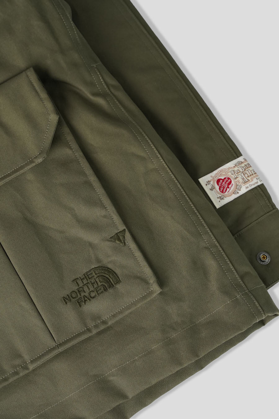The North Face - JACKET RED BOX BRITISH MILLERAIN '76 MOUNTAIN PARKA OLIVE - LE LABO STORE