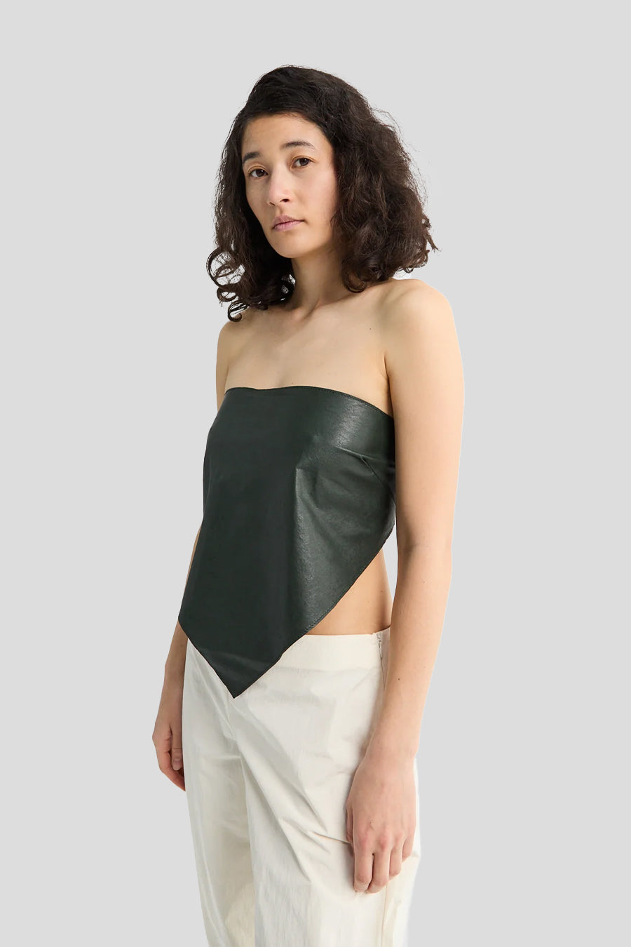 PALOMA WOOL - KHAKI ALBA TOP - LE LABO STORE