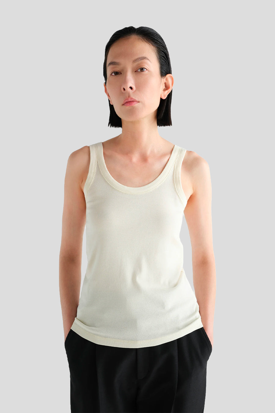 LEMAIRE - TOP RIB TANK ÉCRU - LE LABO STORE