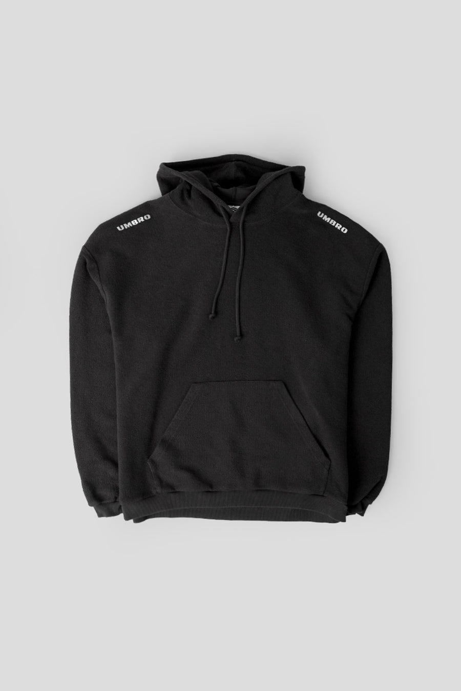 Umbro - WASHED BLACK LASERED MASKED HOODIE - LE LABO STORE