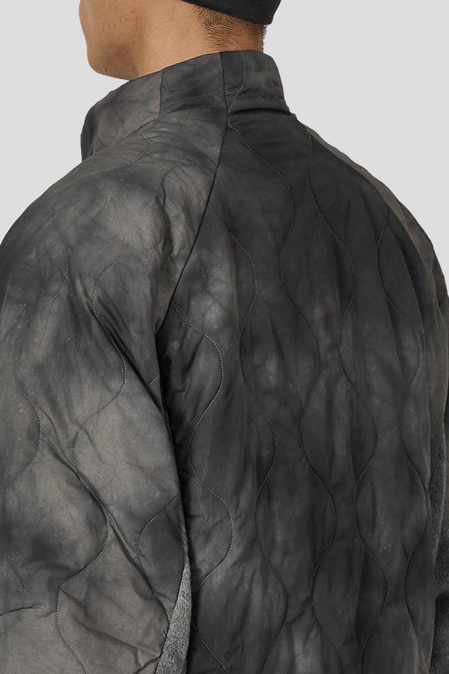 ROA HIKING - VESTE EN POLAIRE MATELASSÉ ROA X AND WANDER GRISE - LE LABO STORE