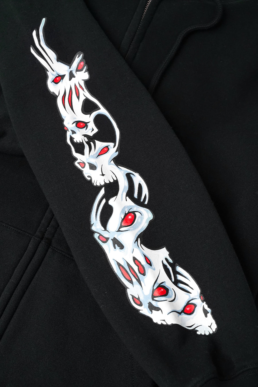 YARDSALE - BLACK BULLEYE ZIP HOODIE  - LE LABO STORE