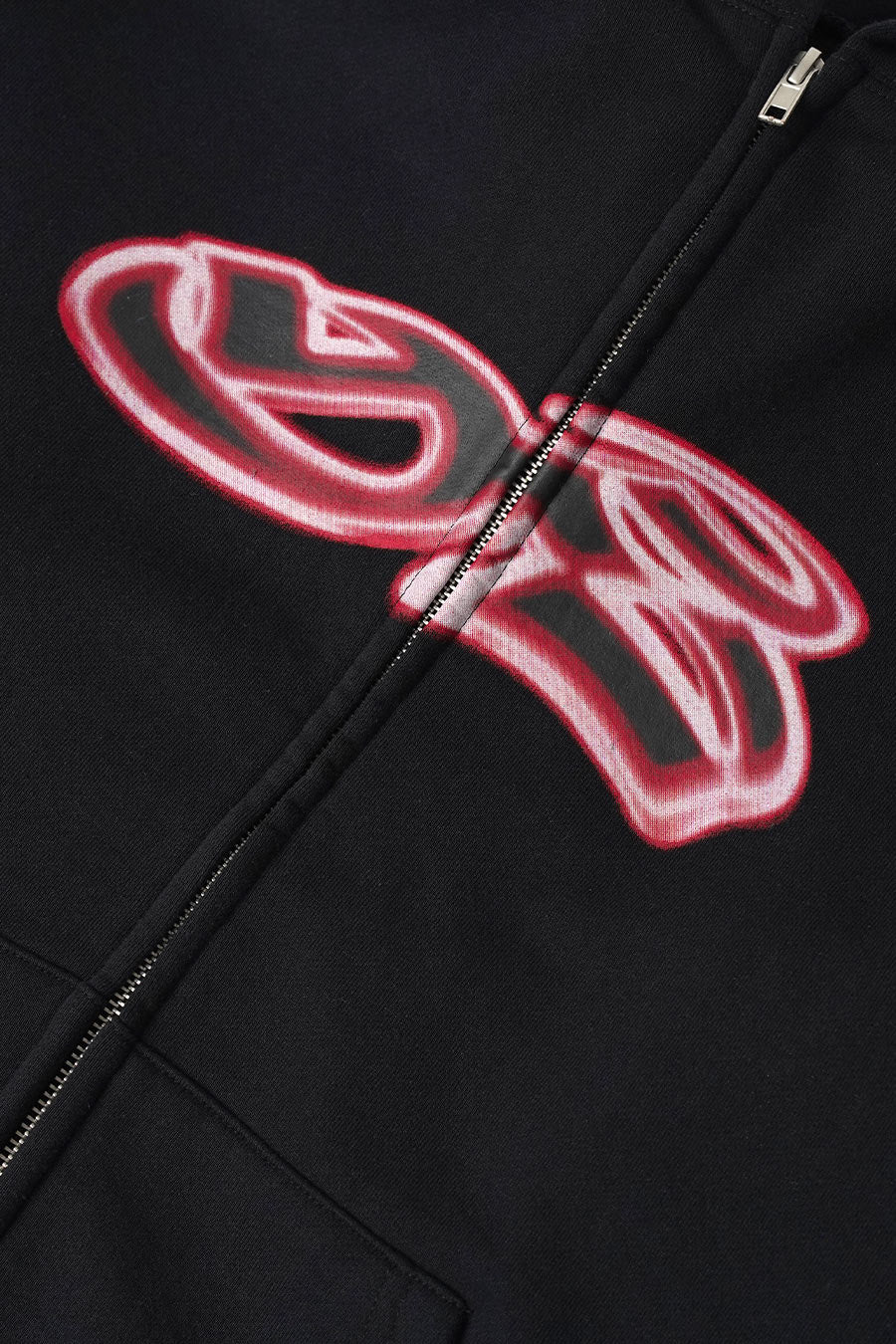 YARDSALE - HOODIE ZIPPÉ SPRAY CHARBON - LE LABO STORE