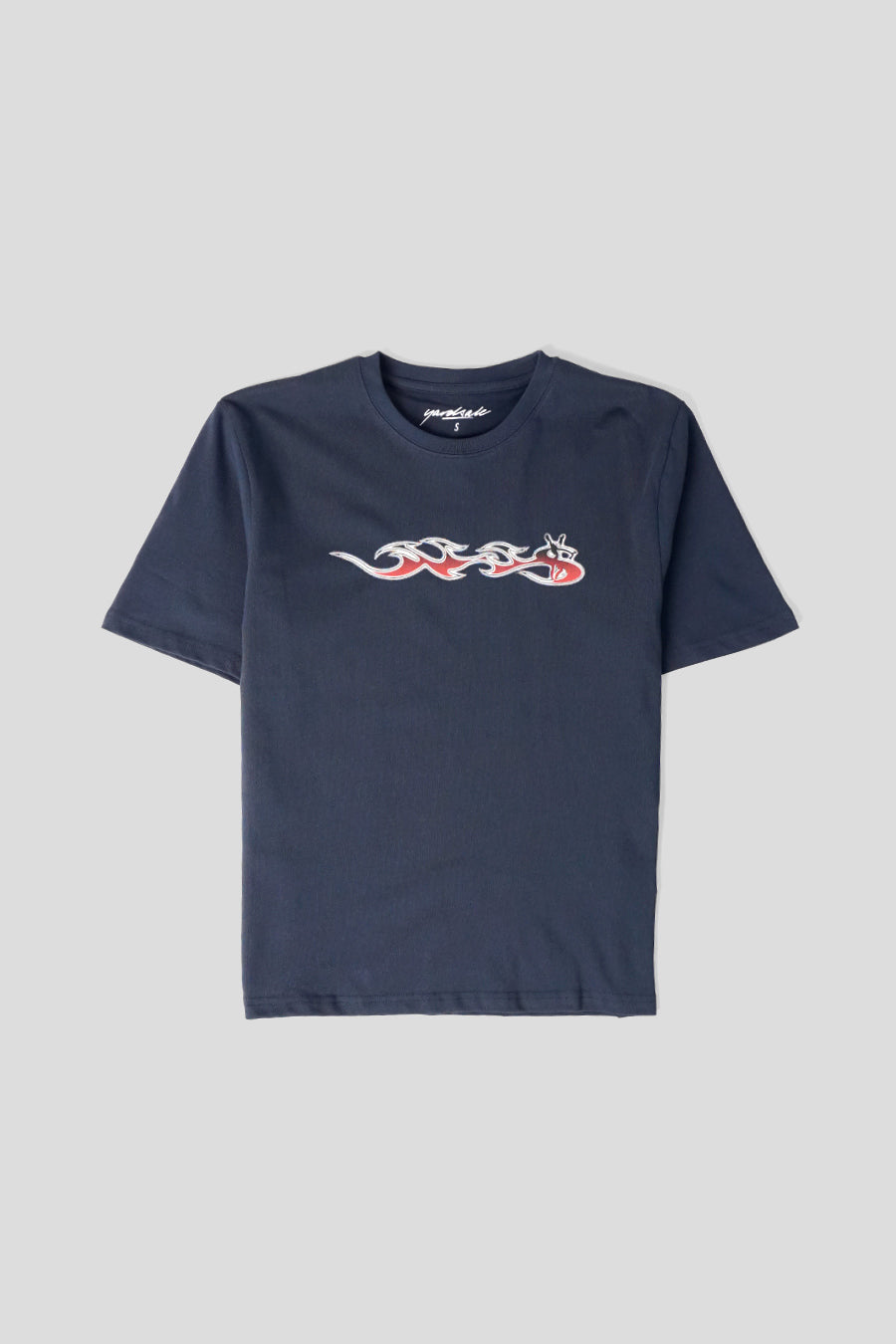 YARDSALE - NAVY PHANTASY FLAME T-SHIRT - LE LABO STORE