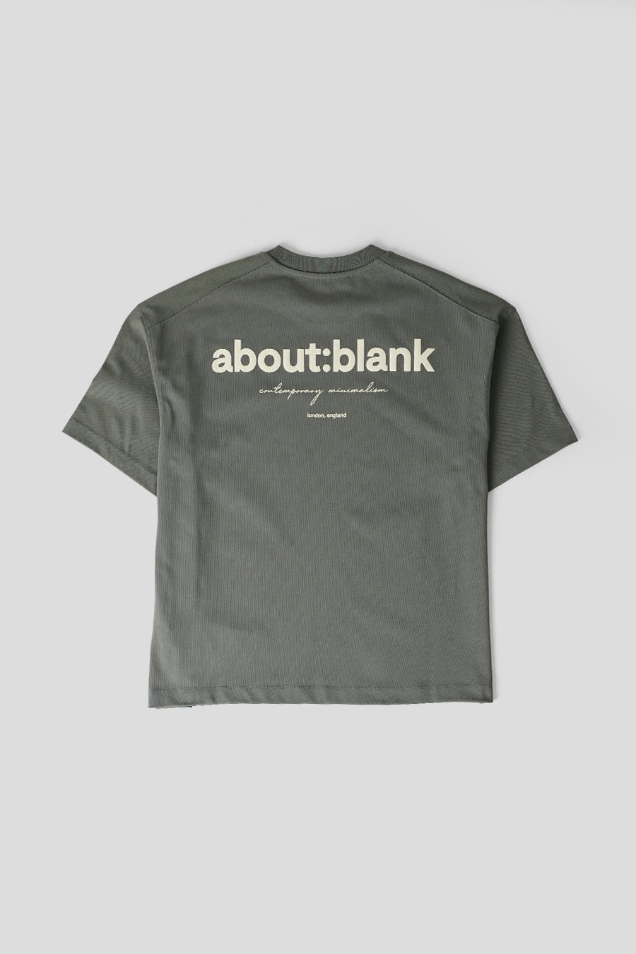 about:blank - SAGE AND OFF-WHITE BOX T-SHIRT - LE LABO STORE