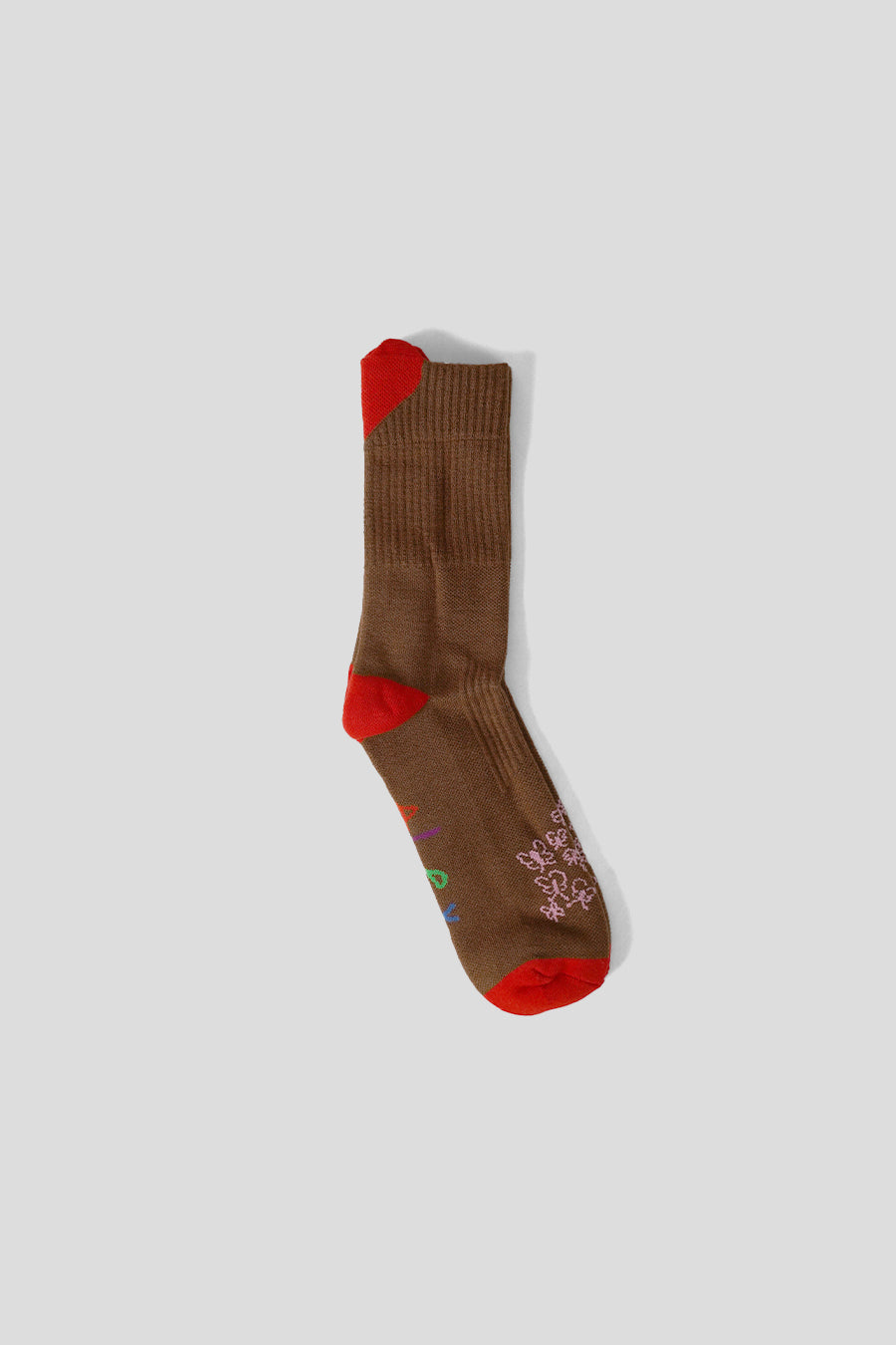 ALEX ZONO - CHAUSSETTES BUTTERFLY MARRON - LE LABO STORE