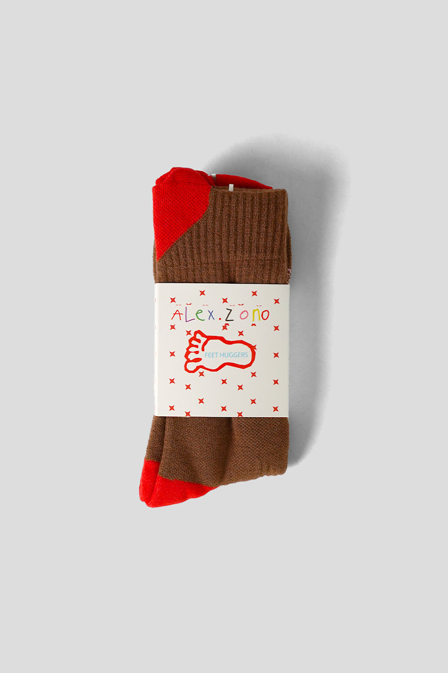 ALEX ZONO - CHAUSSETTES BUTTERFLY MARRON - LE LABO STORE