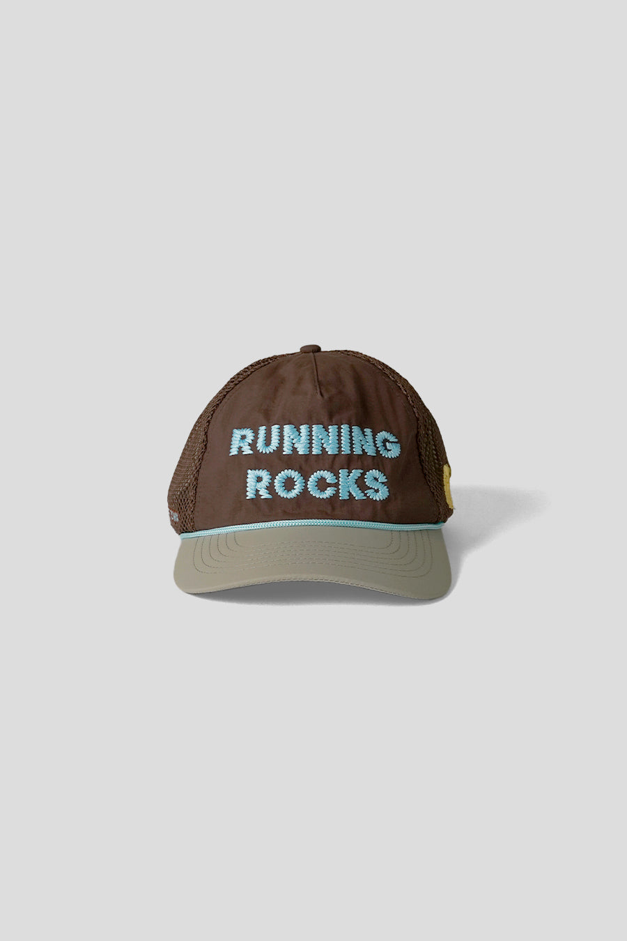 ALEX ZONO - CASQUETTE RUNNING ROCKS TRUCKER MARRON - LE LABO STORE