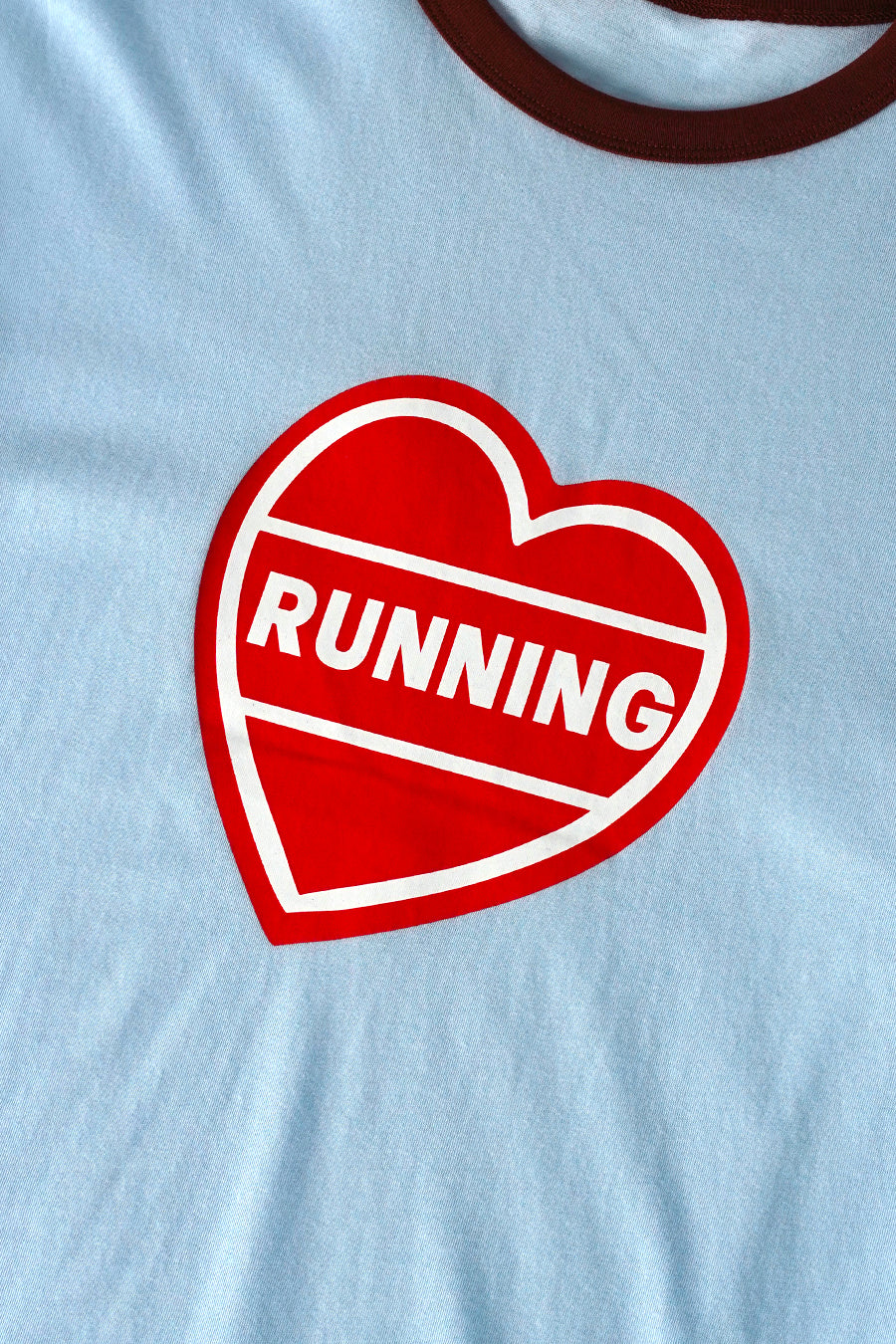 ALEX ZONO - T-SHIRT RUNNING RINGER BLEU CIEL - LE LABO STORE