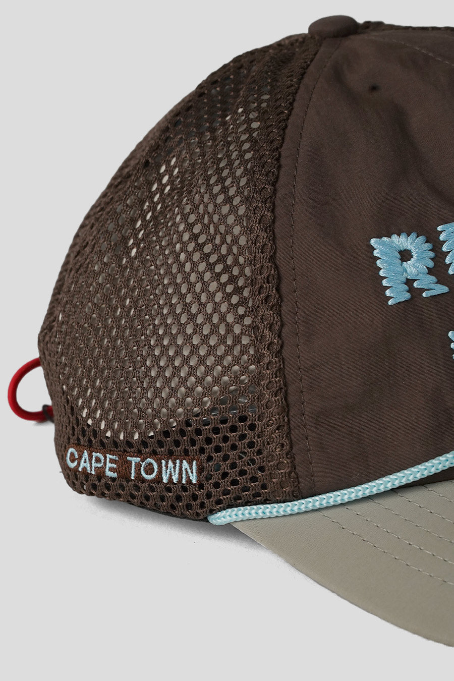ALEX ZONO - CASQUETTE RUNNING ROCKS TRUCKER MARRON - LE LABO STORE