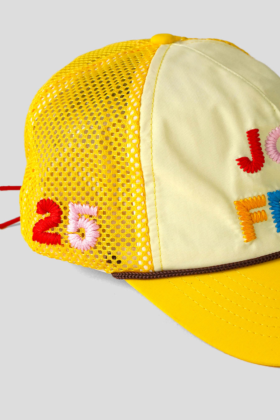ALEX ZONO - CASQUETTE JOG FEST TRUCKER JAUNE - LE LABO STORE