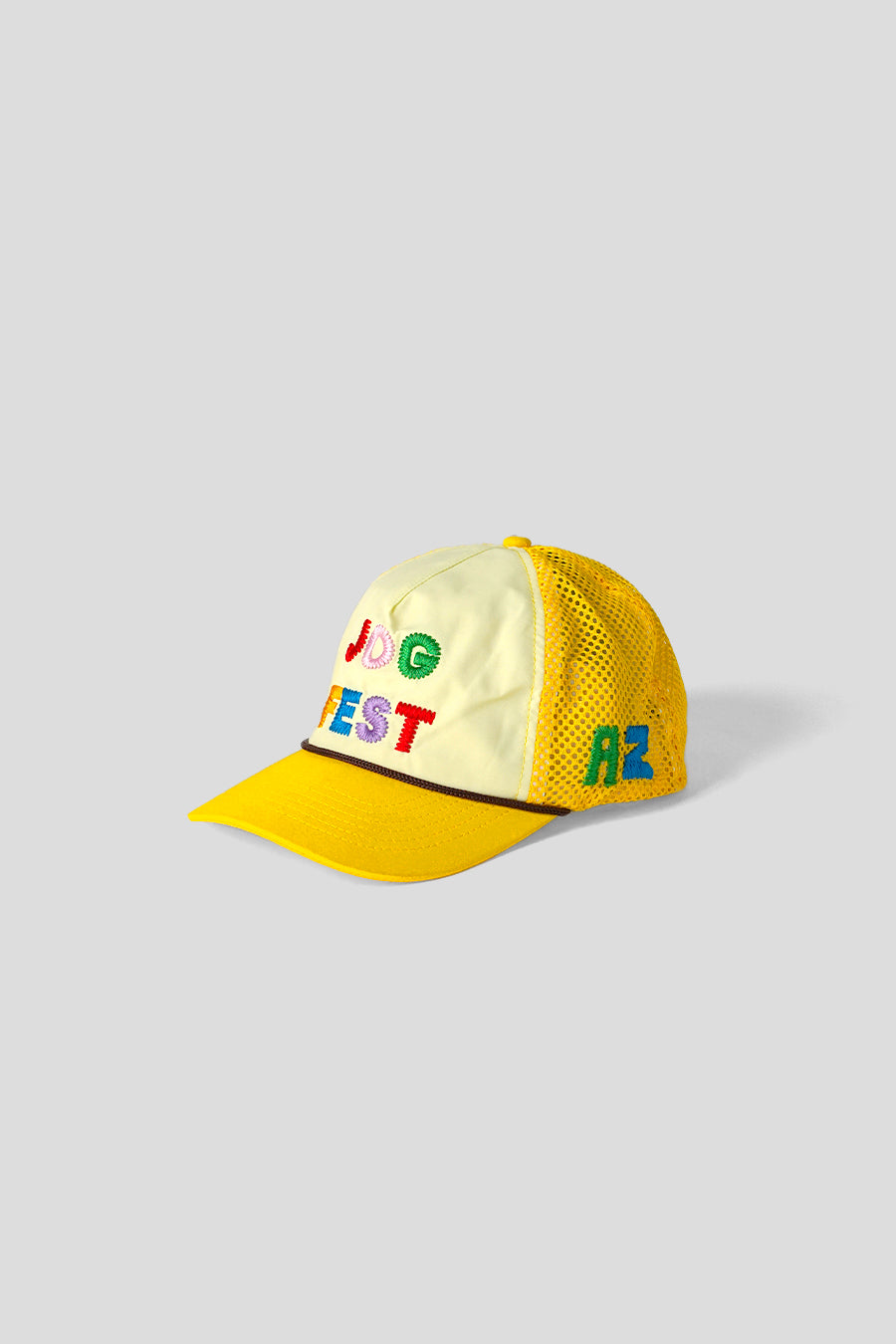 ALEX ZONO - CASQUETTE JOG FEST TRUCKER JAUNE - LE LABO STORE