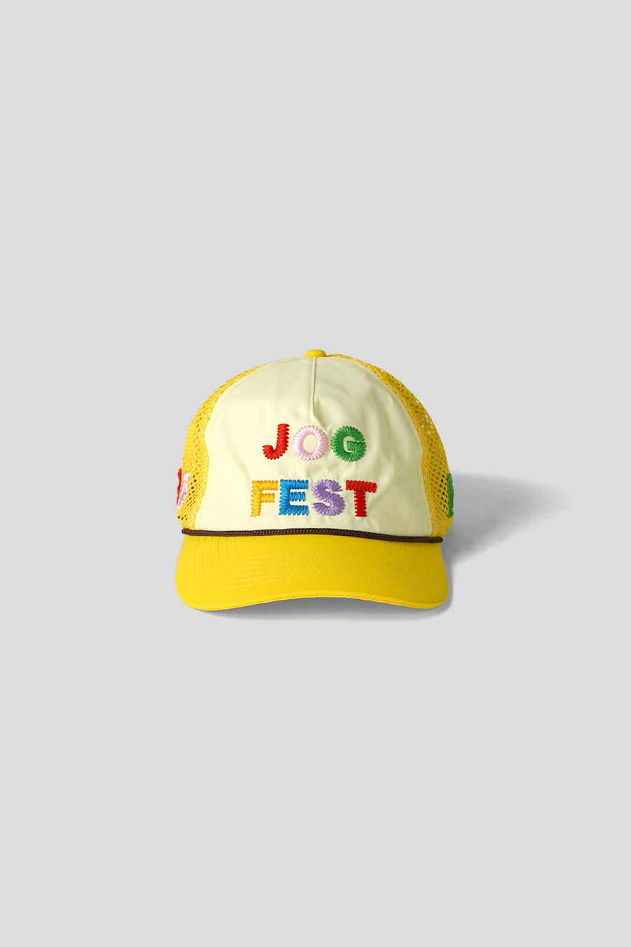 ALEX ZONO - CASQUETTE JOG FEST TRUCKER JAUNE - LE LABO STORE