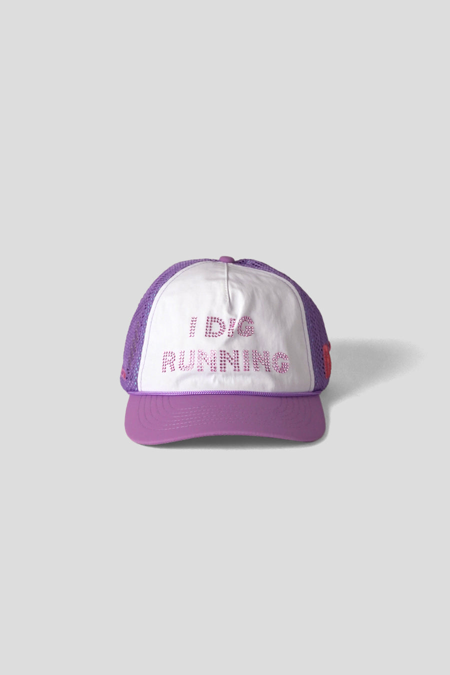ALEX ZONO - CASQUETTE I DIG RUNNING RHINESTONE TRUCKER VIOLETTE - LE LABO STORE