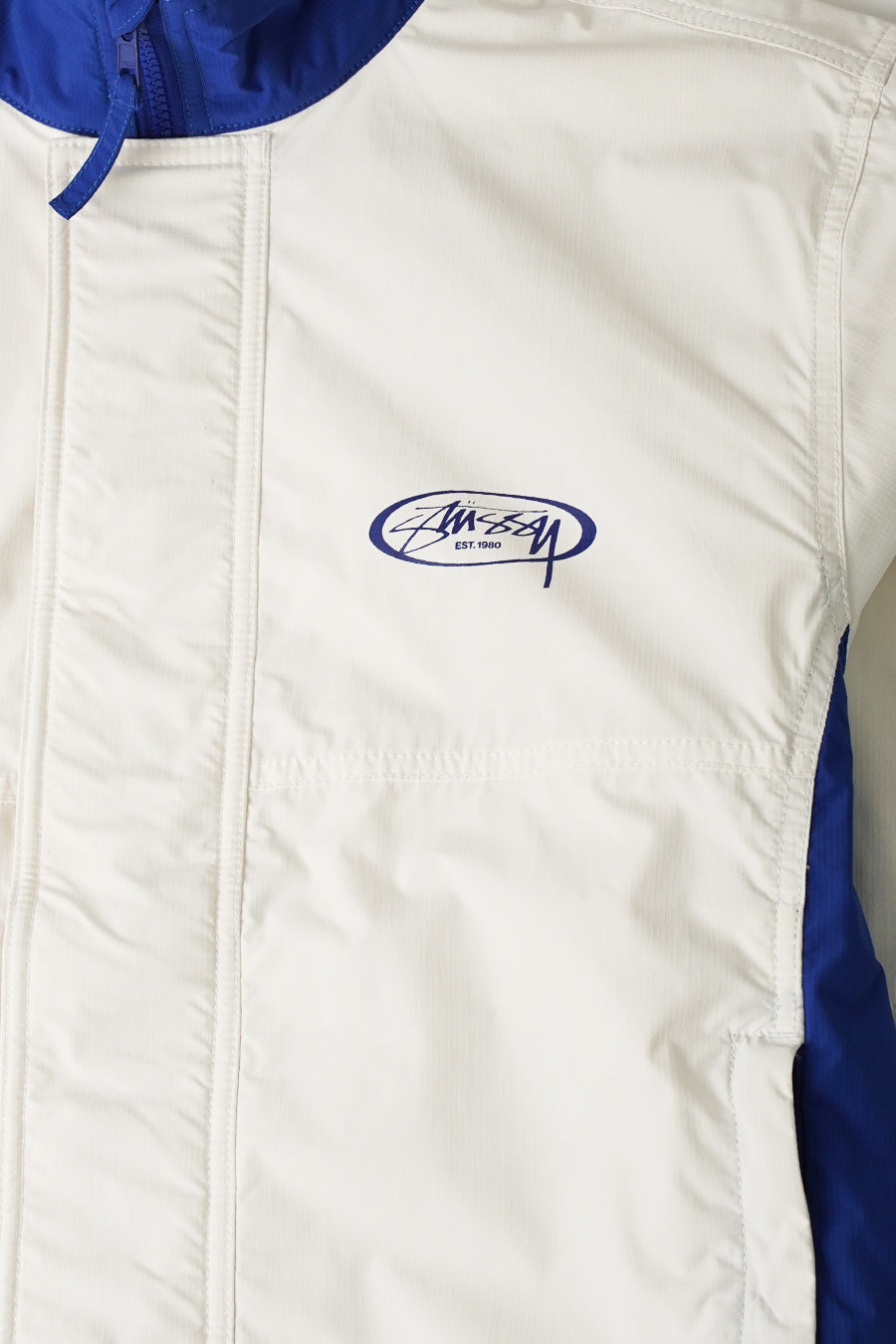 Stussy - VESTE MX BLANCHE ET BLEUE - LE LABO STORE