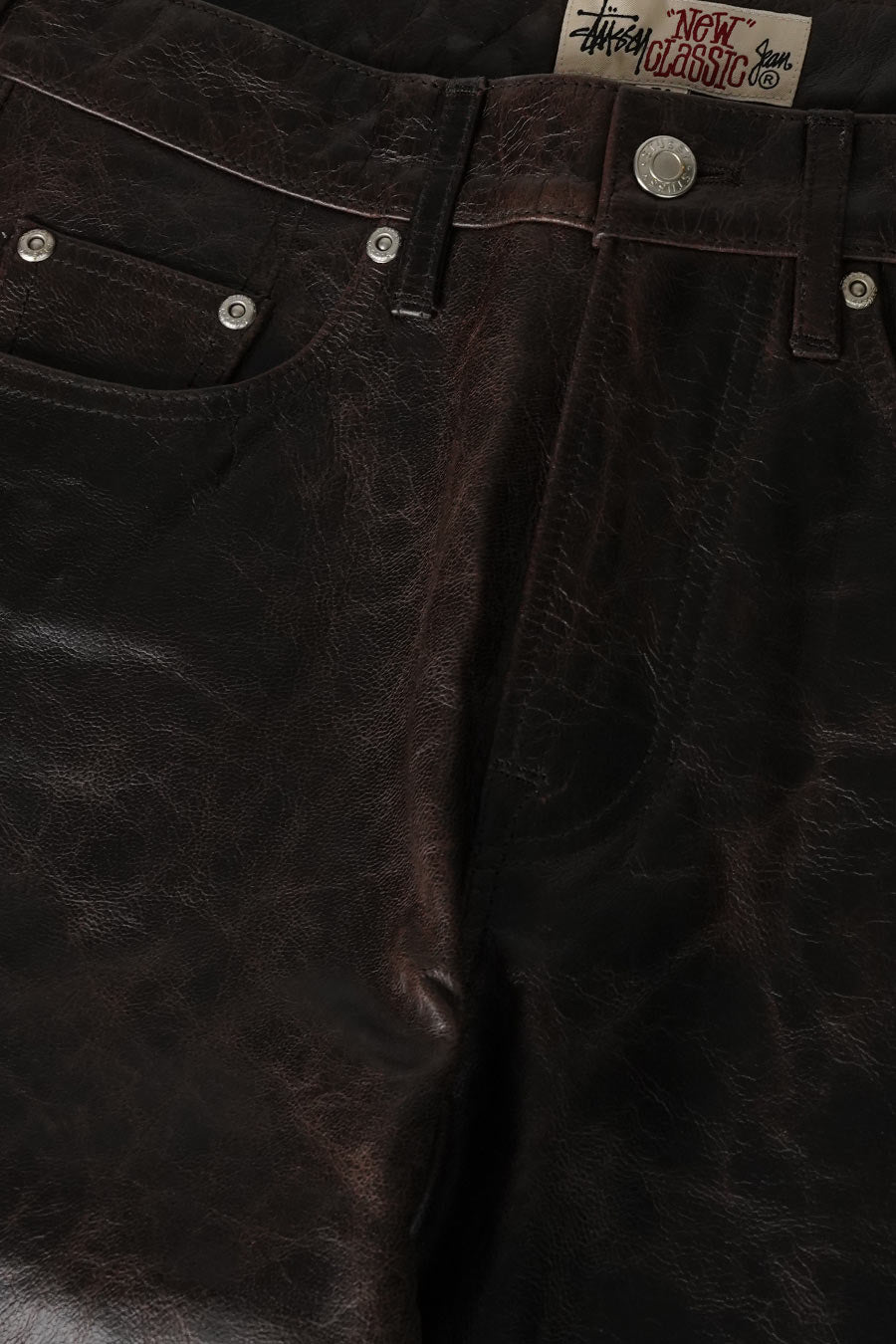 Stussy - JEAN NEW CLASSIC LEATHER MARRON FONCÉ - LE LABO STORE
