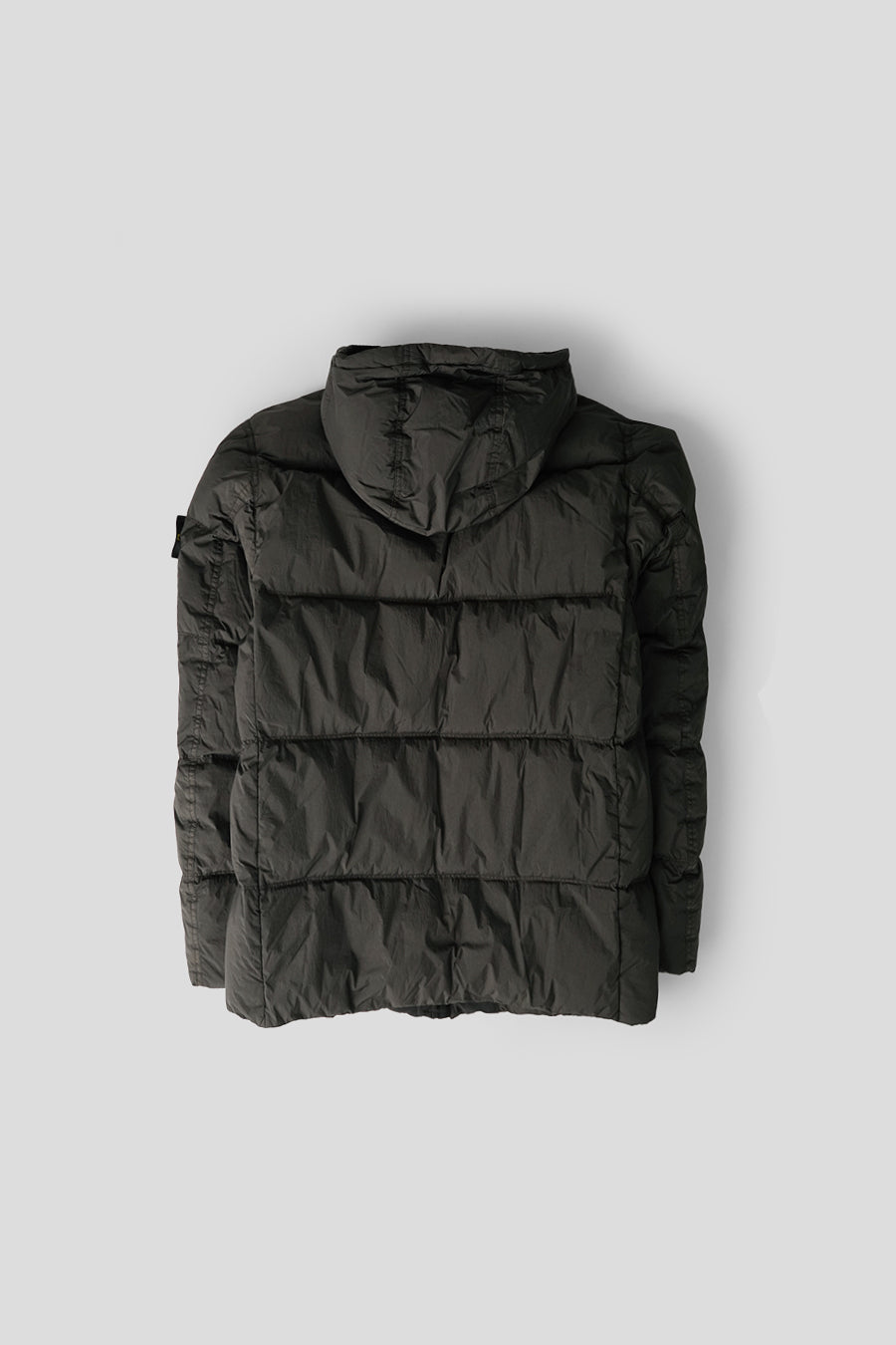 Stone Island - DOUDOUNE CRINKLE REPS NY HOODED GRIS CHARBON - LE LABO STORE