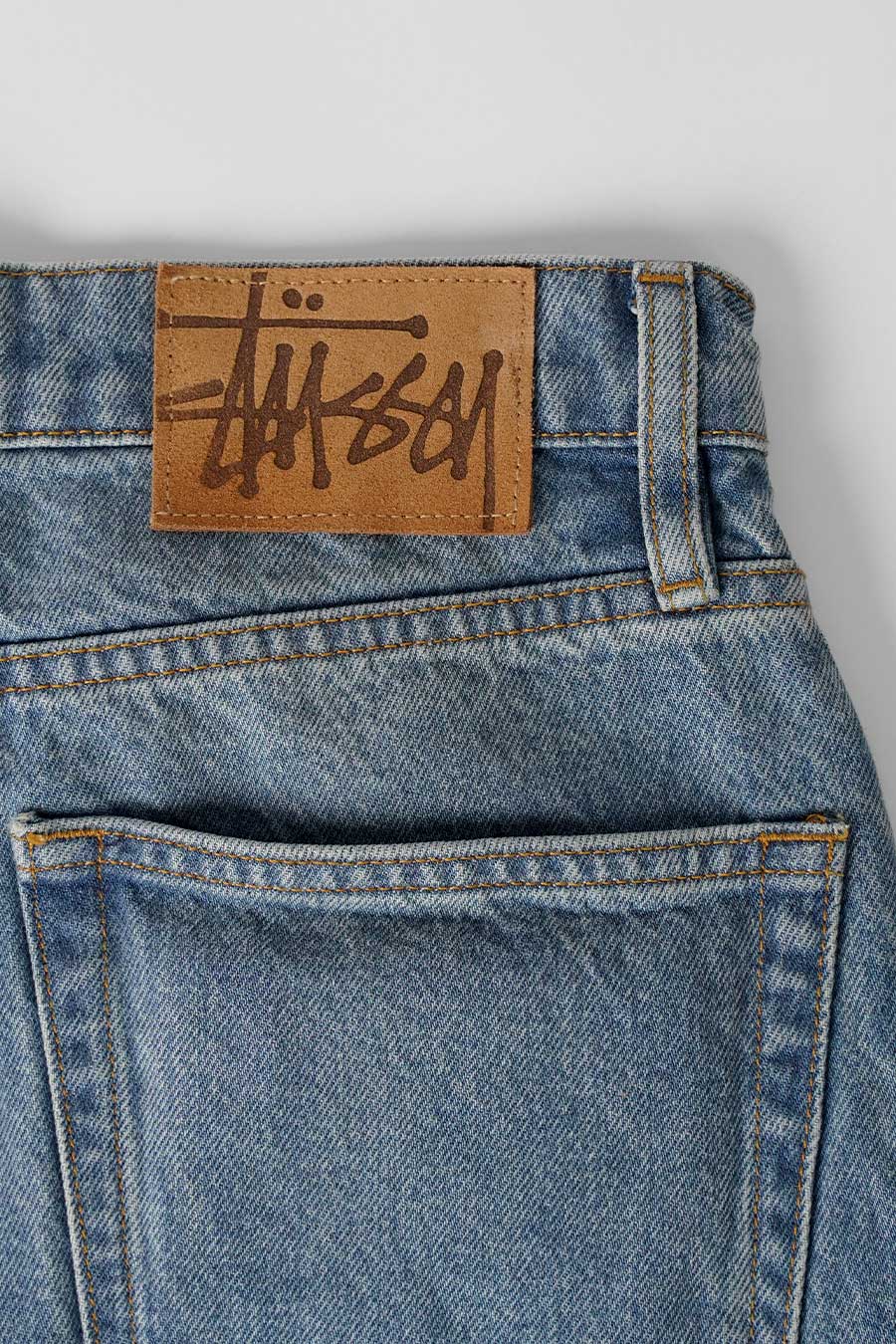 Stussy - BIG OL JEAN DENIM WASHED BLUE - LE LABO STORE