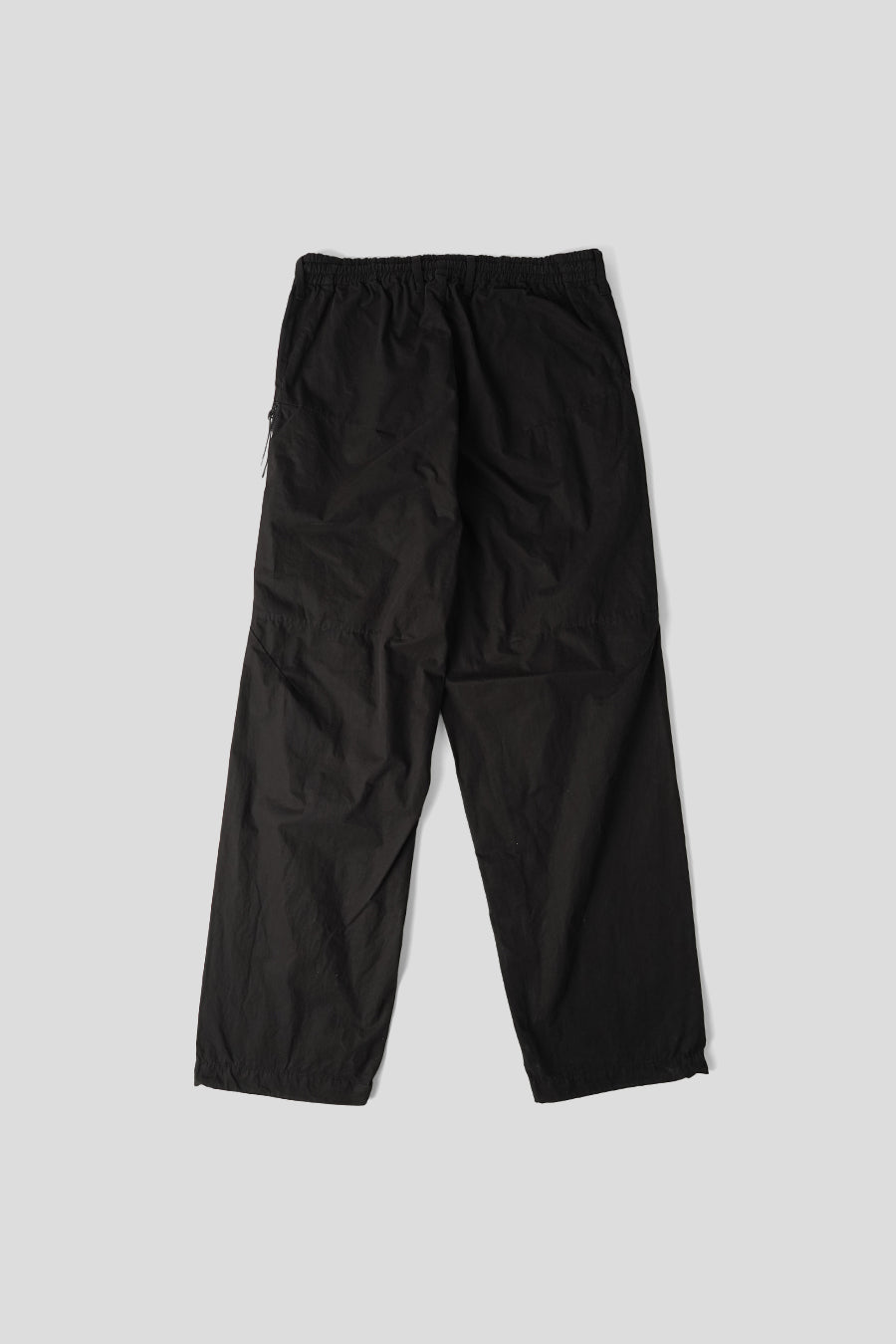 CP COMPANY - MICRO-REPS LOOSE SEAMLESS BLACK TROUSERS - LE LABO STORE