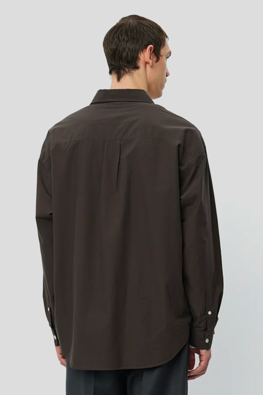 mfpen - BROWN MICRO STRUCTURE NETWORK SHIRT  - LE LABO STORE