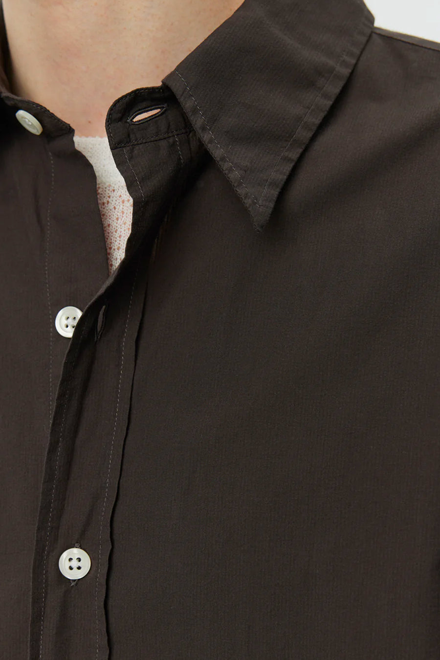 mfpen - CHEMISE NETWORK MICRO STRUCTURE MARRON - LE LABO STORE