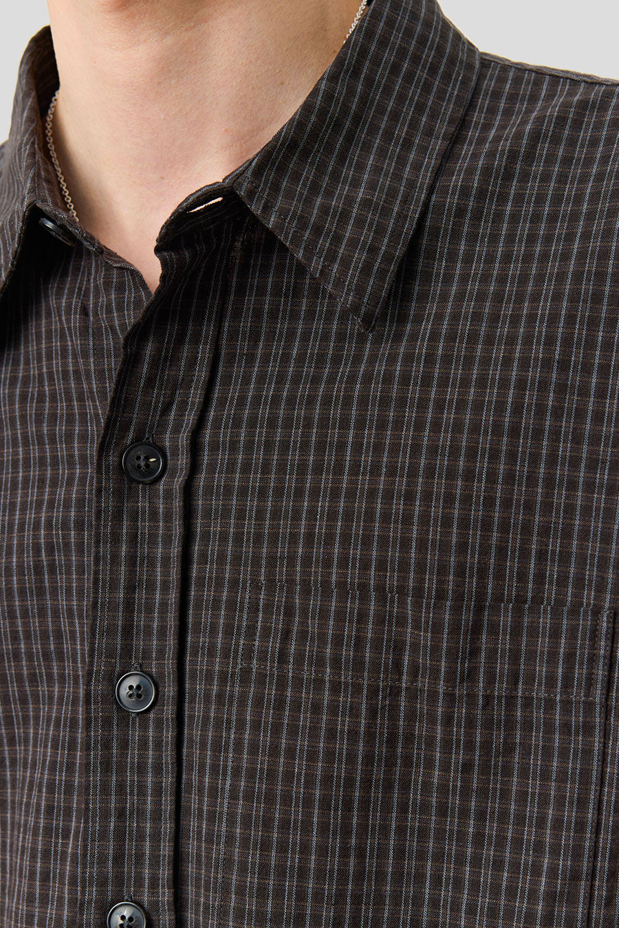 mfpen - CHEMISE PRIORITY GRIS FONCÉ - LE LABO STORE