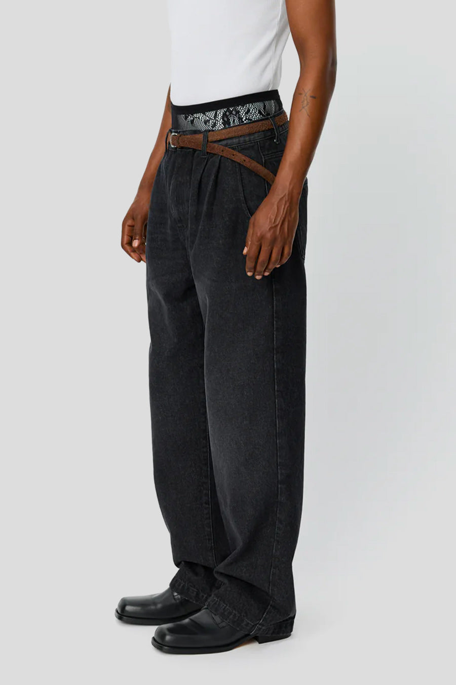 mfpen - FADED BLACK BIG JEANS – LE LABO STORE