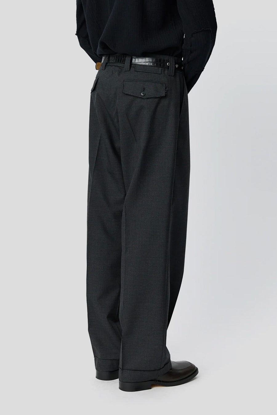 mfpen - DARK GREY PATCH TROUSERS - LE LABO STORE