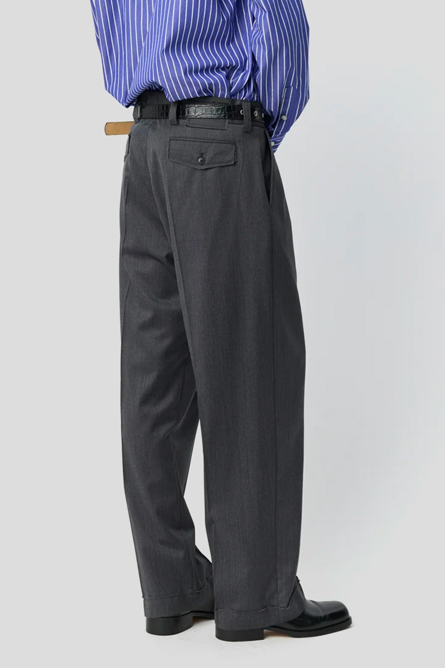 mfpen - TAUPE PATCH TROUSERS - LE LABO STORE