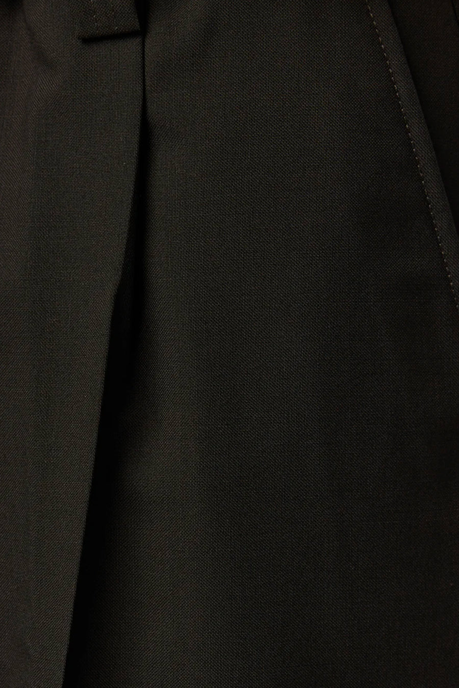 mfpen - DARK BROWN SERVICE DRY WOOL TROUSERS - LE LABO STORE