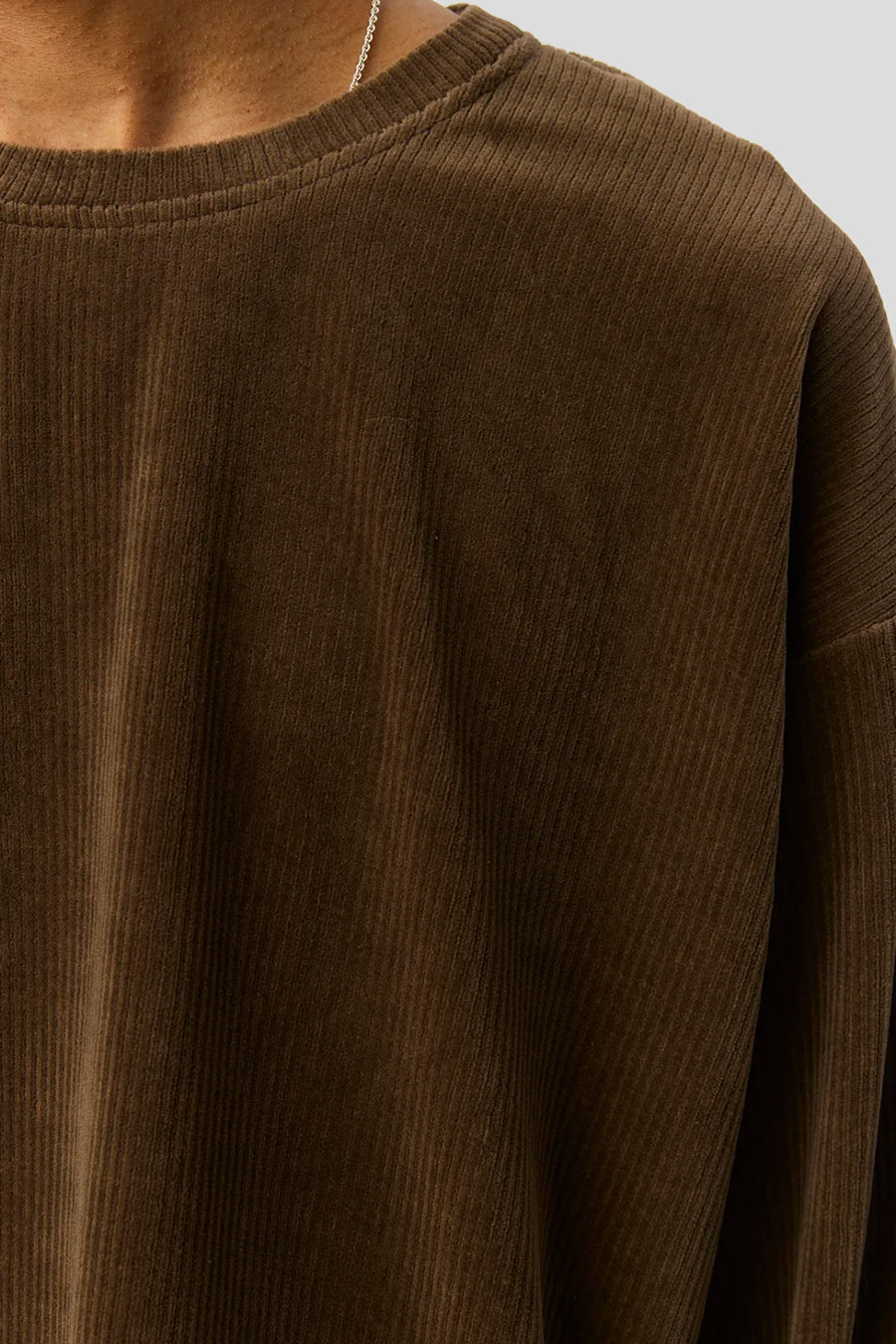 mfpen - T-SHIRT MANCHES LONGUES RELAXED MARRON - LE LABO STORE