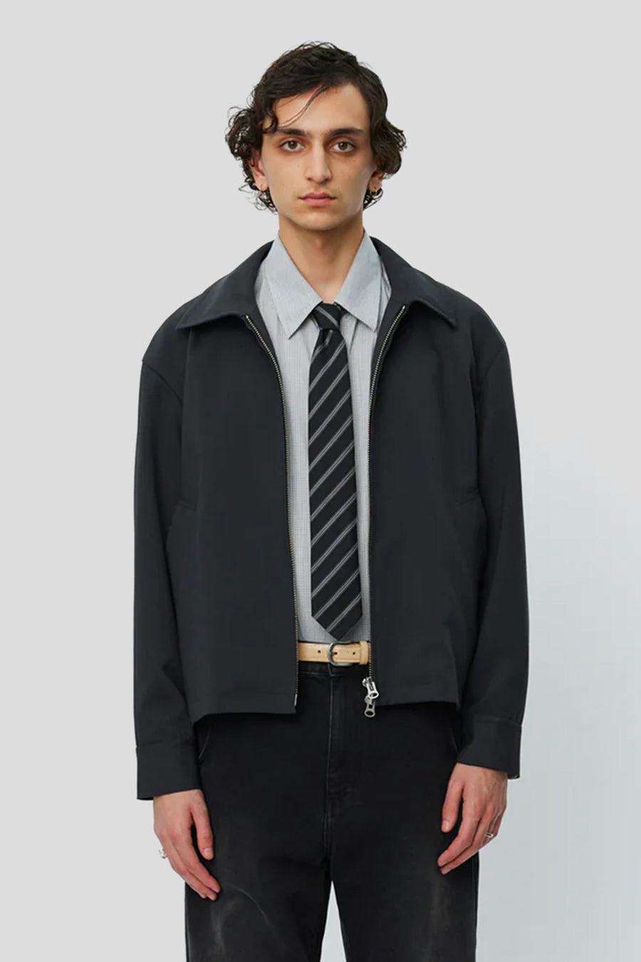 mfpen - DARK GREY WOOL MAIL JACKET - LE LABO STORE