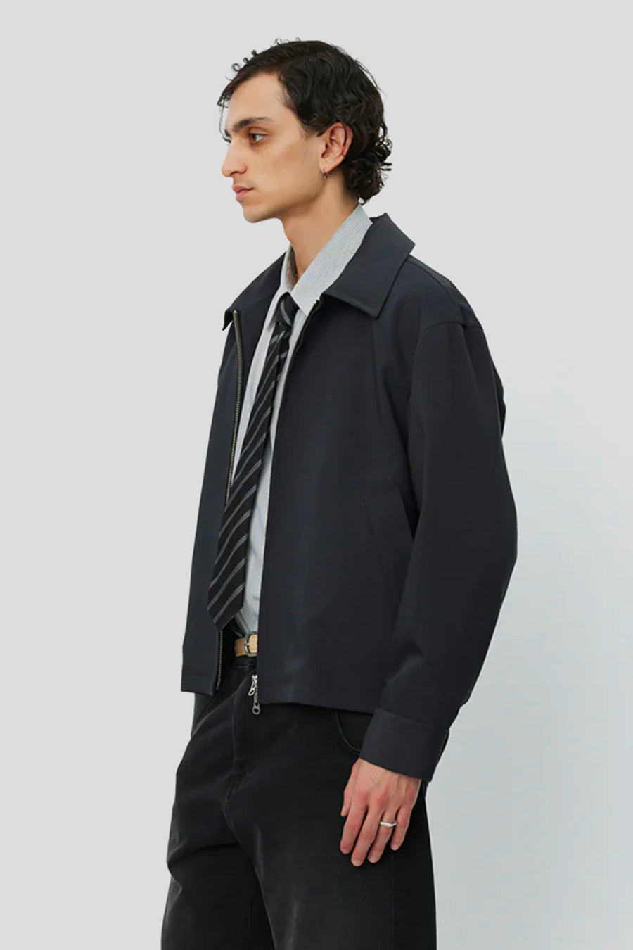 mfpen - VESTE MAIL EN LAINE GRIS FONCÉ - LE LABO STORE