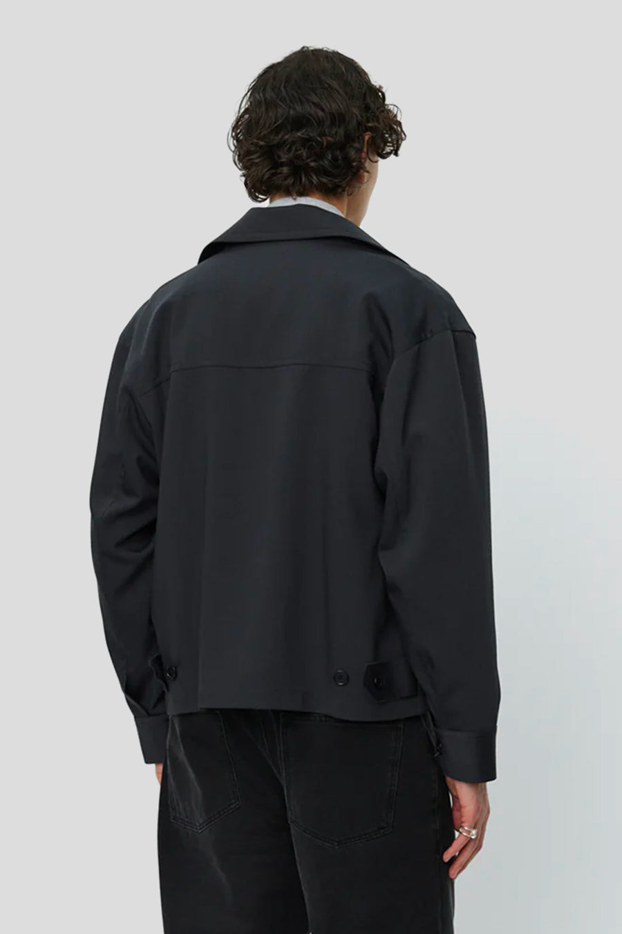 mfpen - VESTE MAIL EN LAINE GRIS FONCÉ - LE LABO STORE