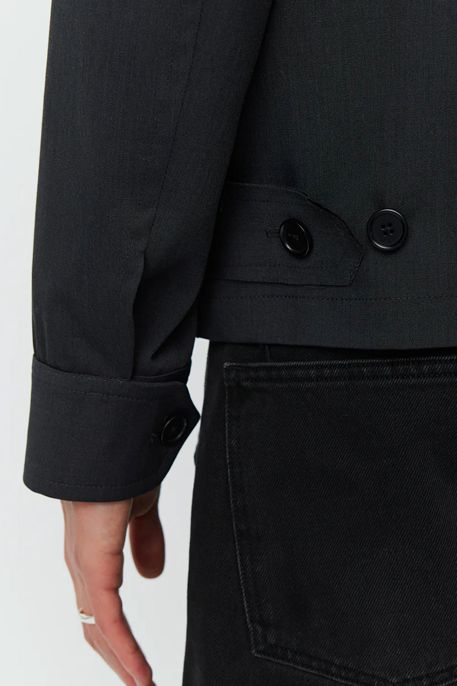 mfpen - VESTE MAIL EN LAINE GRIS FONCÉ - LE LABO STORE