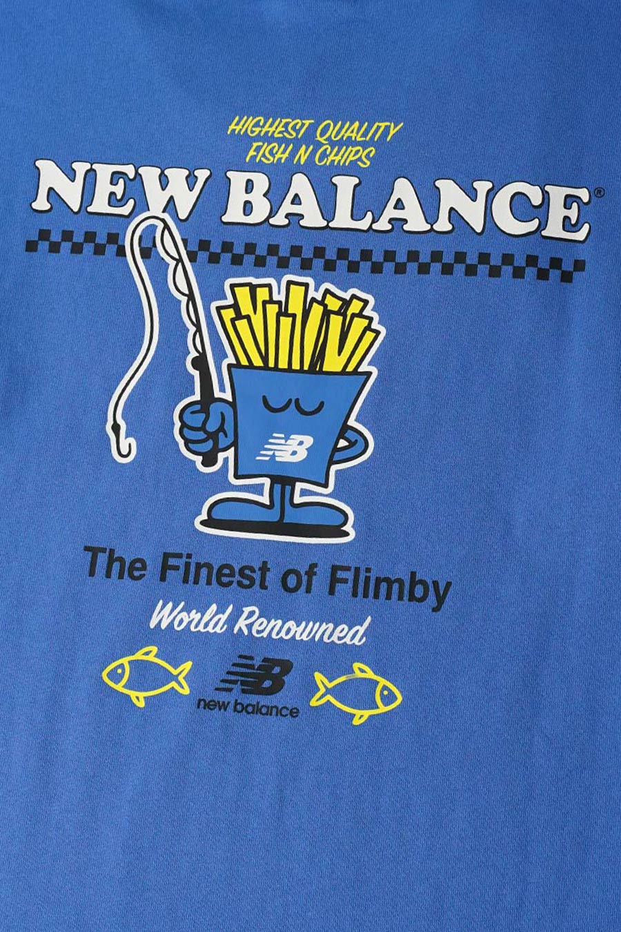 NEW BALANCE - T-SHIRTS FISH AND CHIPS BLEU - LE LABO STORE