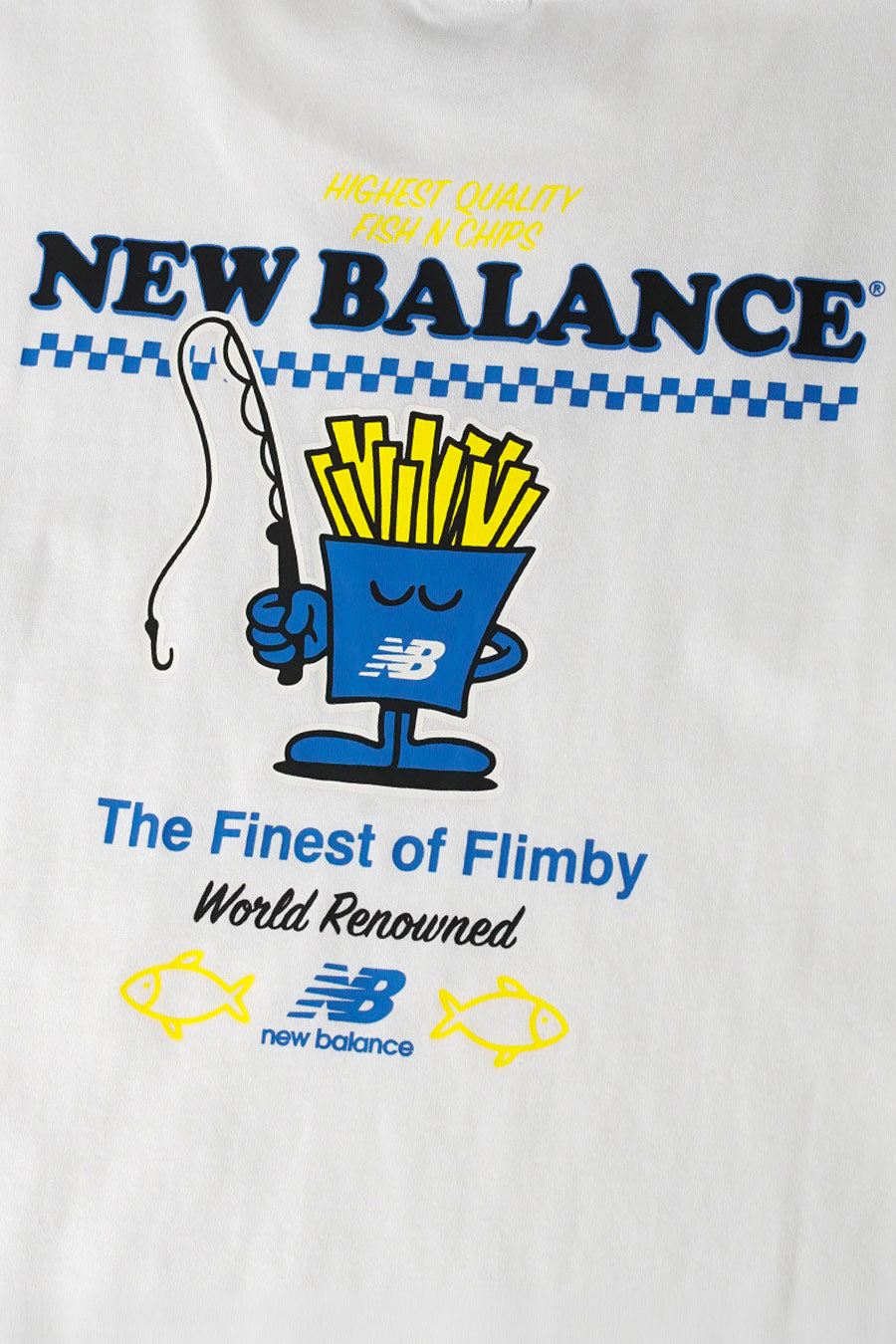 NEW BALANCE - T-SHIRTS FISH AND CHIPS BLANC - LE LABO STORE