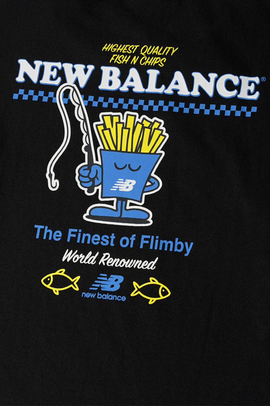 NEW BALANCE - T-SHIRTS FISH AND CHIPS NOIR - LE LABO STORE
