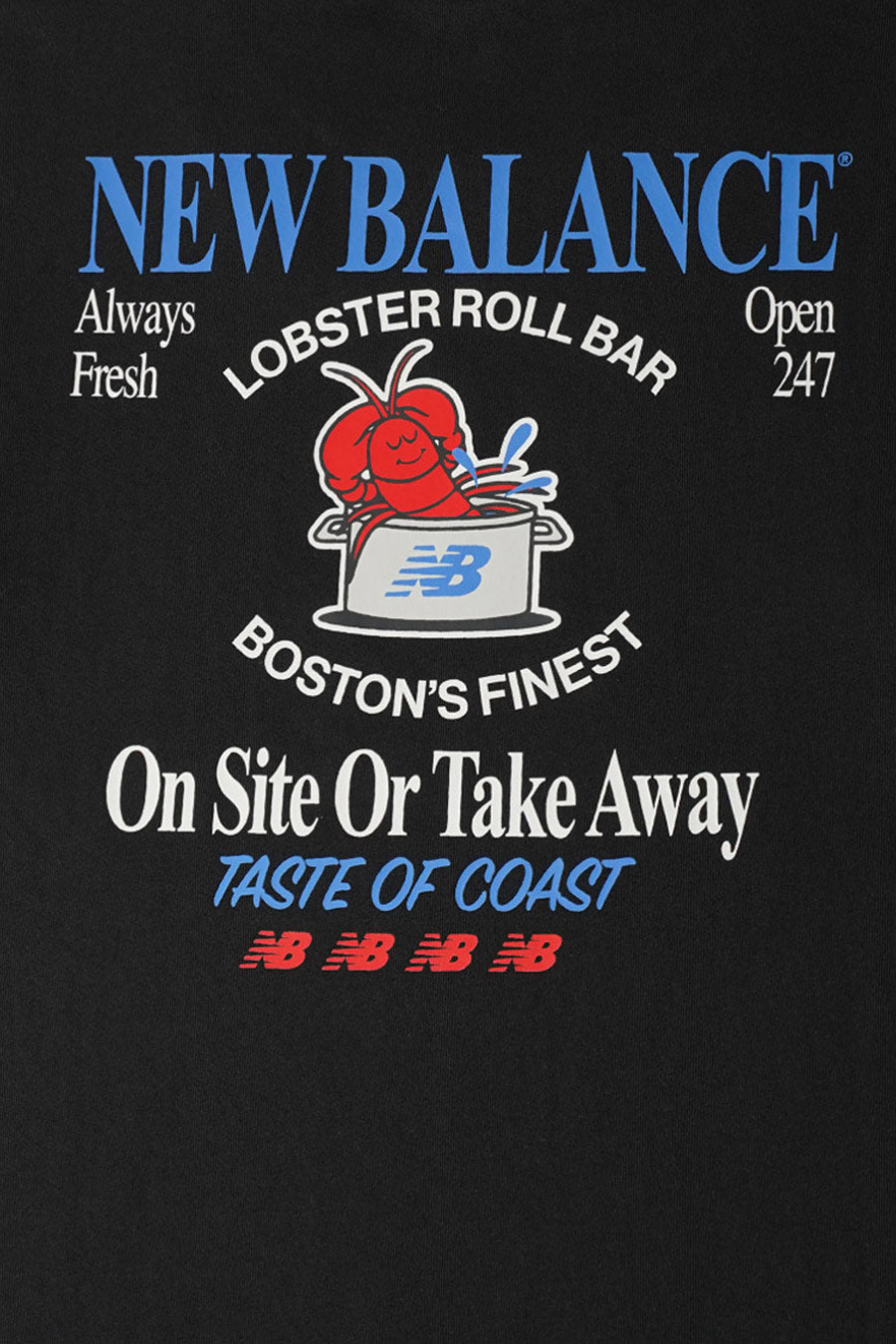 NEW BALANCE - T-SHIRTS LOBSTER ROLL NOIR - LE LABO STORE