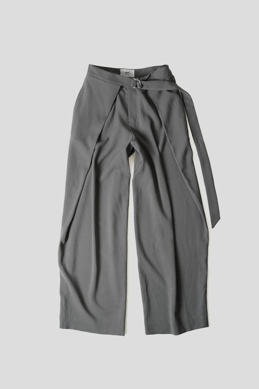 AMI PARIS - PANTALON WITH PANELS GRIS MINÉRAL - LE LABO STORE