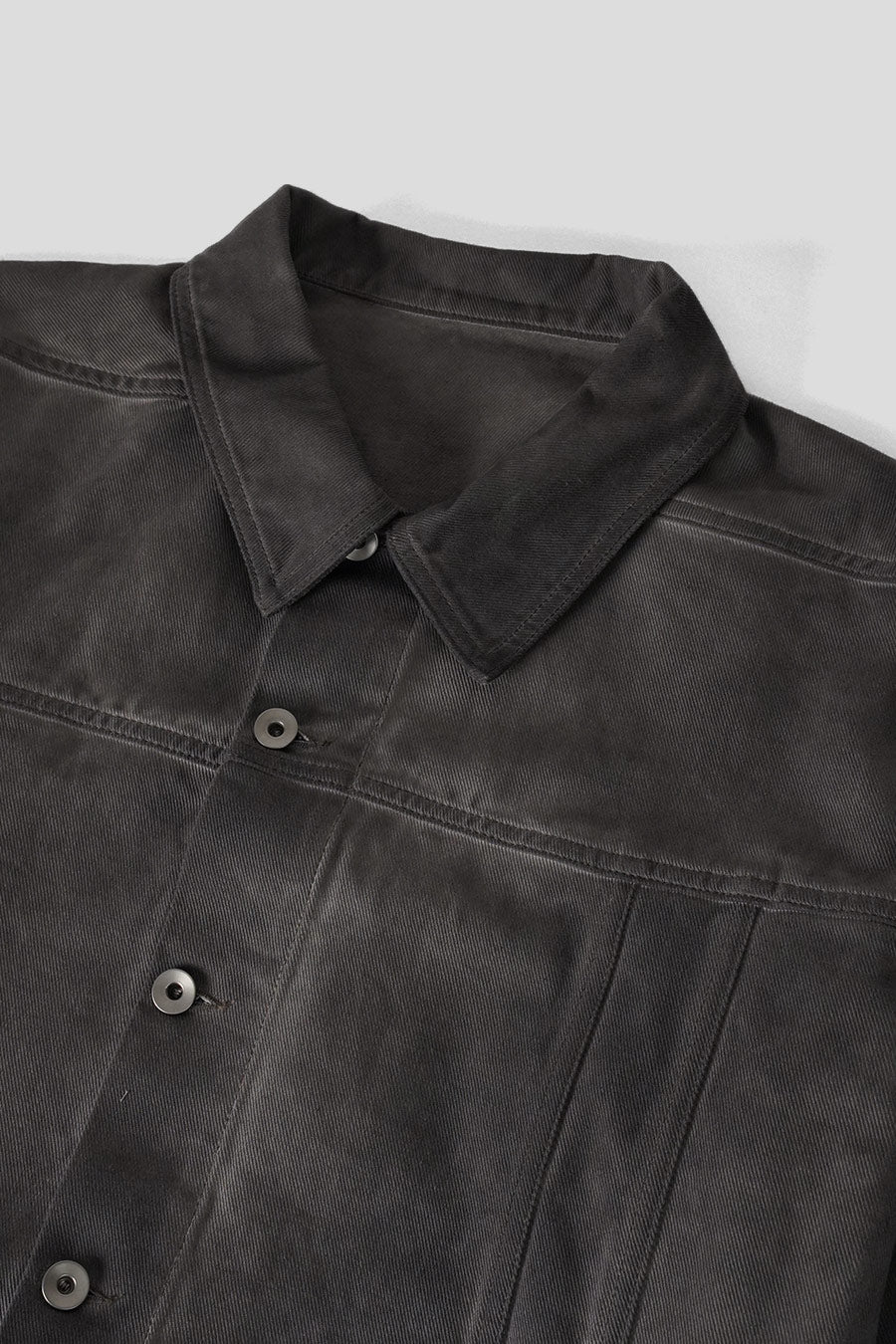 RICK OWENS DRKSHDW - VESTE DENIM JUMBO WORKER GRISE - LE LABO STORE