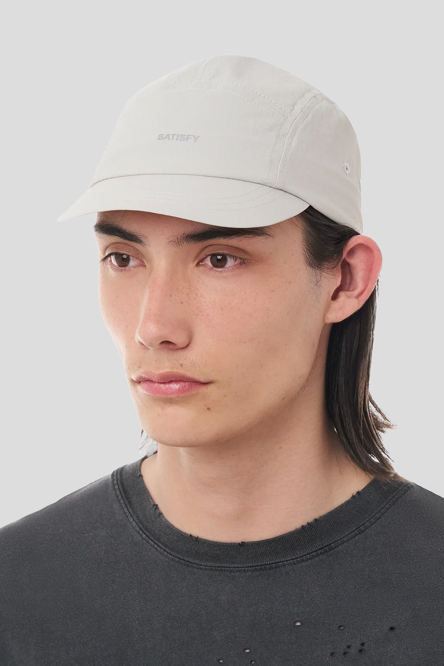 SATISFY - CASQUETTE PEACESHELL CORDURA TRAIL GRISE CLAIR - LE LABO STORE