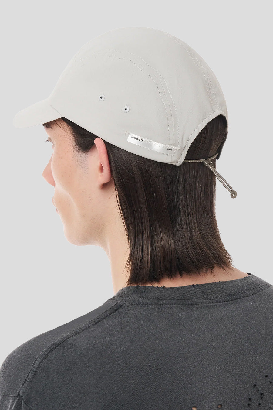 SATISFY - LIGHT GREY PEACESHELL CORDURA TRAIL CAP - LE LABO STORE