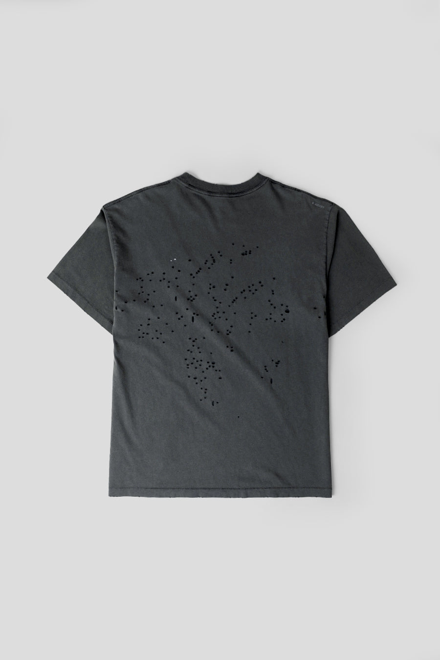 SATISFY - T-SHIRT MOTHTECH OFF-ROAD NOIR DÉLAVÉ - LE LABO STORE