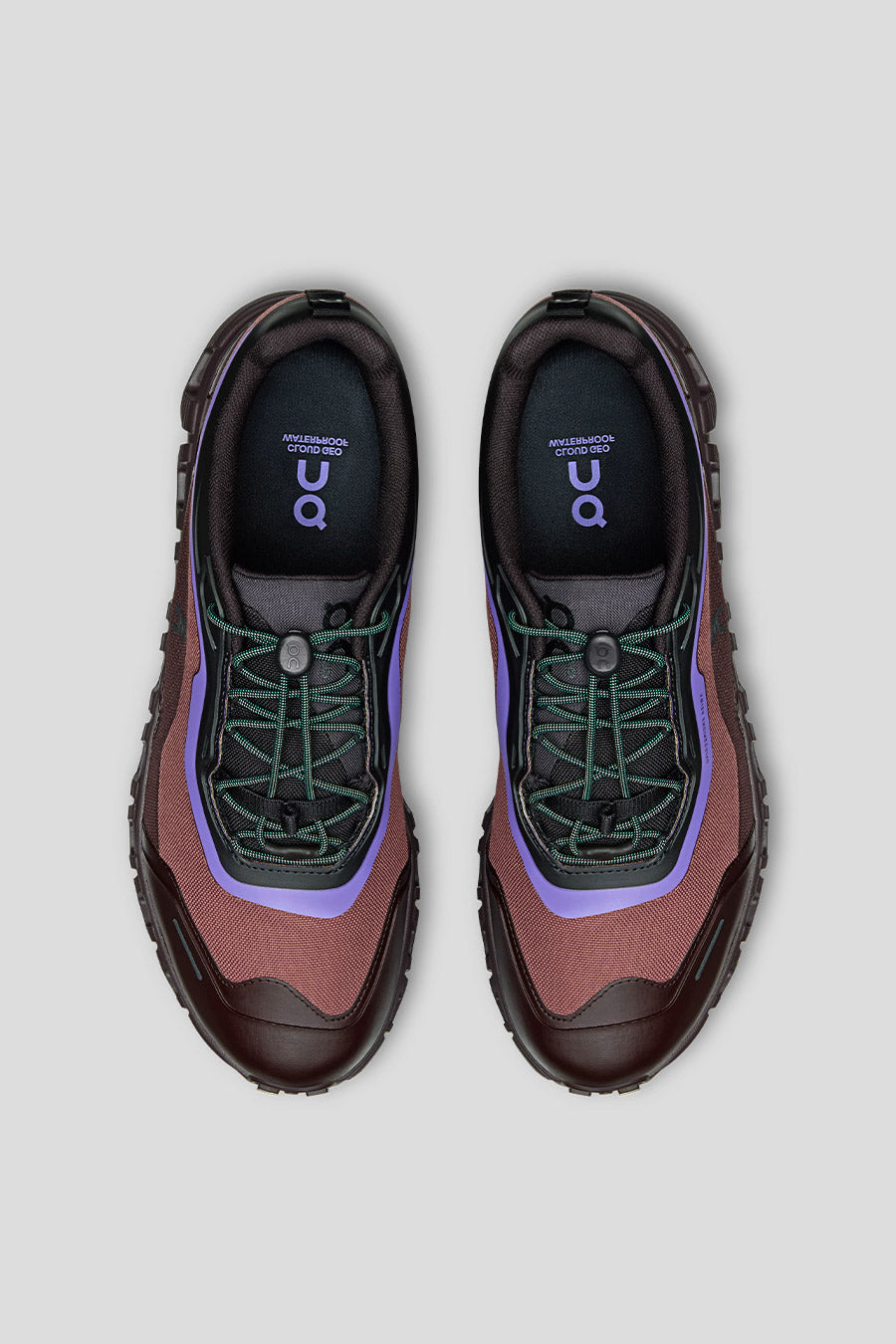 ON - SNEAKERS CLOUD 6 GEO WP W BLACK AND TYRIAN - LE LABO STORE
