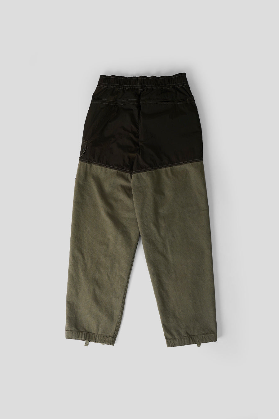 Stone Island - PANTALON ORGANIC PANAMA COTTON NYLON VERT MILITAIRE - LE LABO STORE