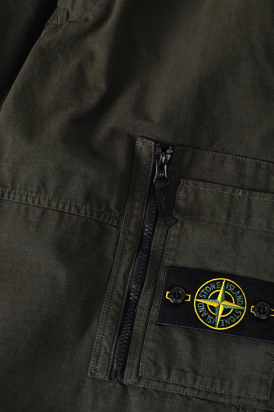 Stone Island - PANTALON CARGO COTTON RIPSTOP ANTHRACITE - LE LABO STORE