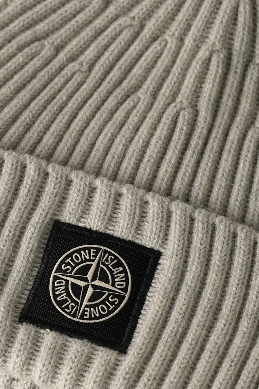 Stone Island - BEANIE FULL RIB RWS WOOL SAND HEATHERED - LE LABO STORE