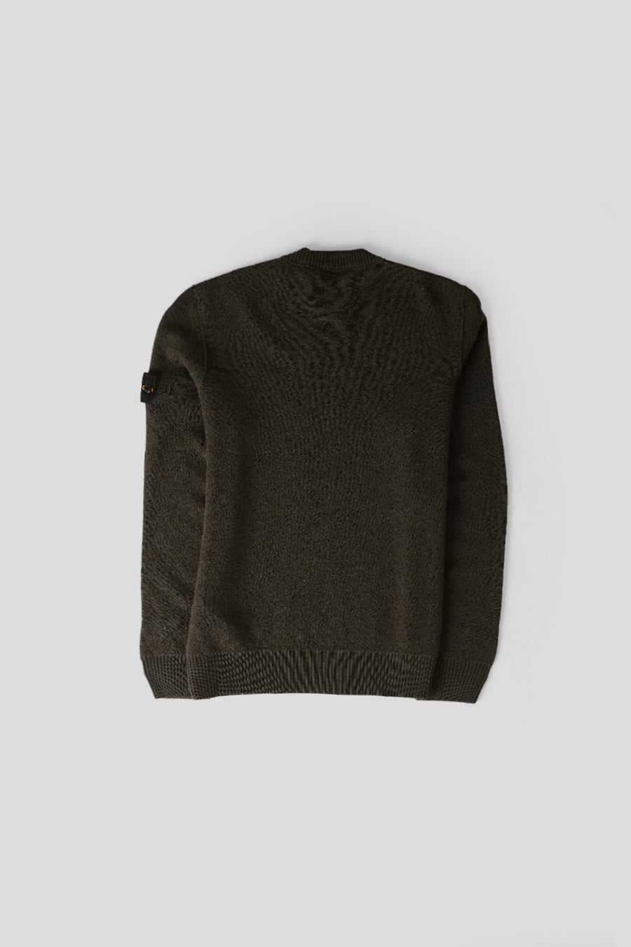 Stone Island - PULL RAS-DU-COU PURE RWS WOOL GRIS CHARBON - LE LABO STORE