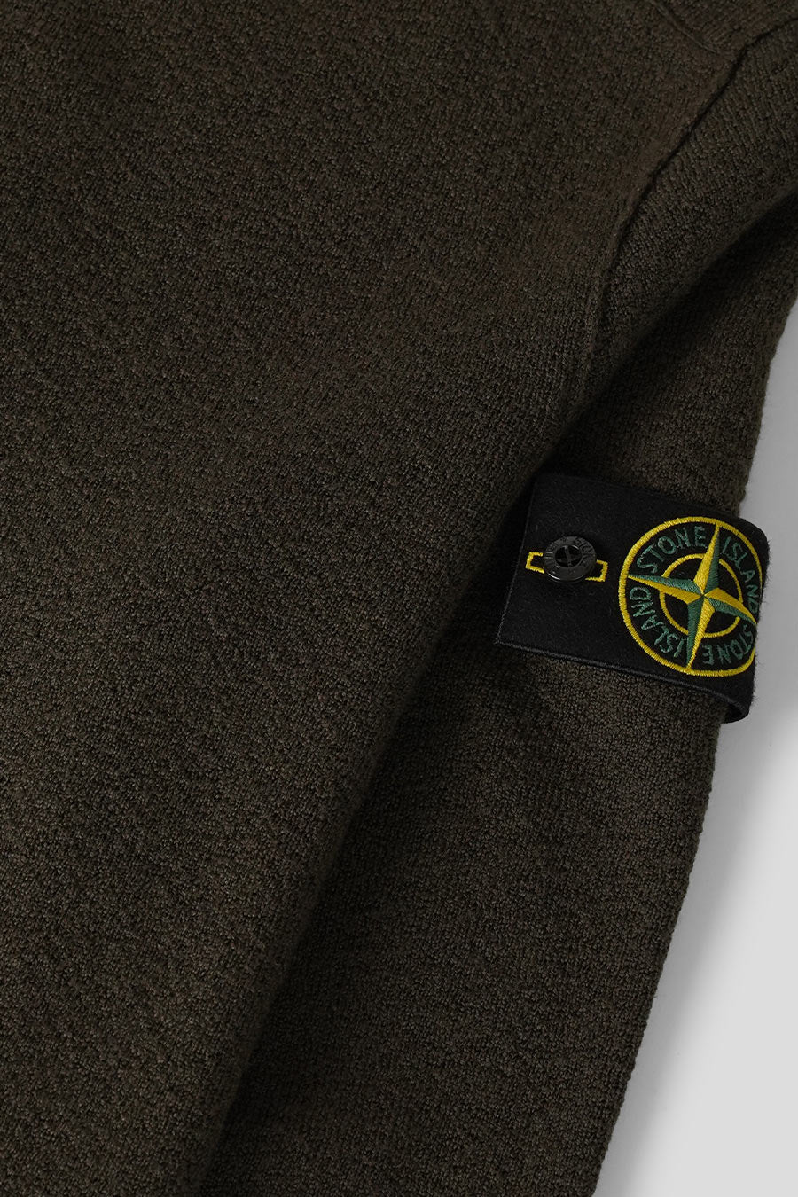 Stone Island - PULL RAS-DU-COU PURE RWS WOOL GRIS CHARBON - LE LABO STORE